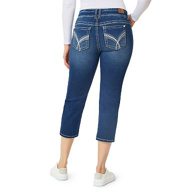 Juniors' WallFlower Luscious Curvy Insta Stretch Mid Rise Capri Jeans