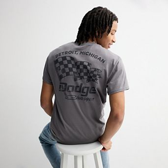 Men's Dodge Checkered Flag Graphic Tee