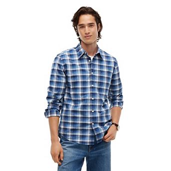 Men's Tommy Hilfiger Regular Fit Stretch Poplin Button-Down Woven Shirt