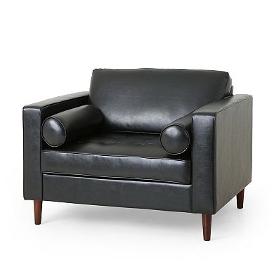 Regalia Faux Leather Club Chair by Christopher Knight Home