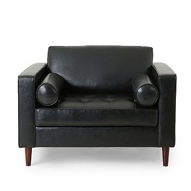 Regalia Faux Leather Club Chair by Christopher Knight Home