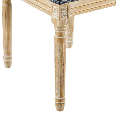 Regina French Country Cane Dining Chairs with Fluted Legs (Set of 2) by Christopher Knight Home