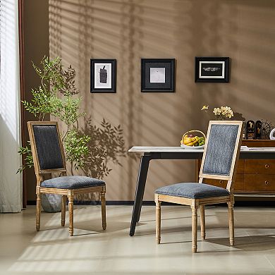 Regina French Country Cane Dining Chairs with Fluted Legs (Set of 2) by Christopher Knight Home