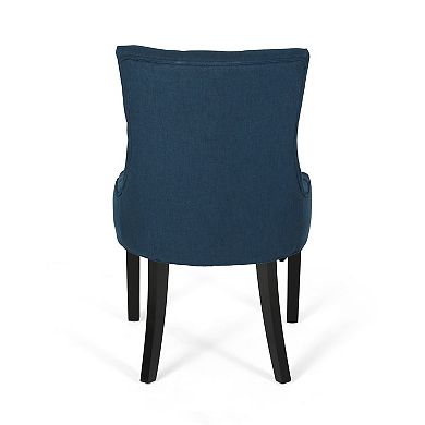 Hayden Modern Tufted Fabric Dining Chairs (Set of 4) by Christopher Knight Home