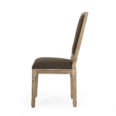 Regina French Country Wood Upholstered Dining Chair (Set of 4) by Christopher Knight Home