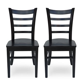 Prestage Farmhouse Wooden Dining Chairs (Set of 2) by Christopher Knight Home
