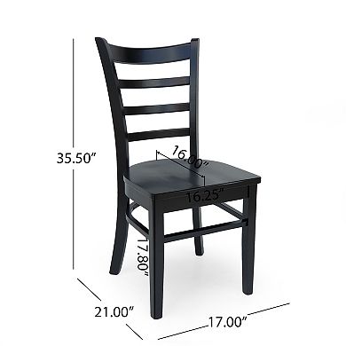 Prestage Farmhouse Wooden Dining Chairs (Set of 2) by Christopher Knight Home