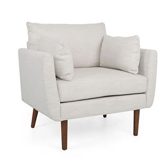 Regent Fabric Club Chair in Beige by Christopher Knight Home