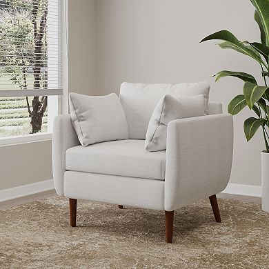 Regent Fabric Club Chair in Beige by Christopher Knight Home