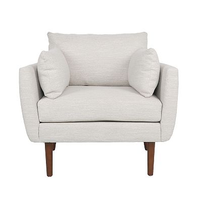 Regent Fabric Club Chair in Beige by Christopher Knight Home