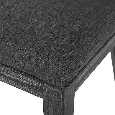 Camas Fabric Upholstered Wood Dining Chairs (Set of 2) by Christopher Knight Home