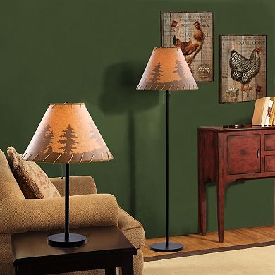 Catalina Lodge Table & Floor Lamp 3-piece Set