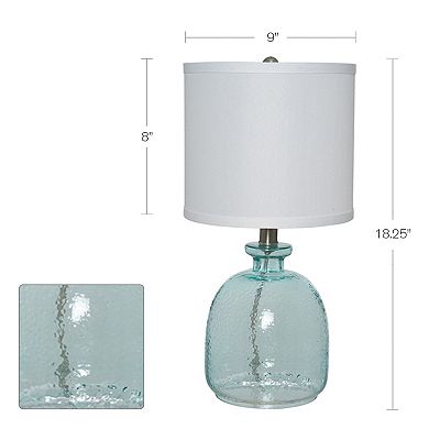 Catalina Textured Glass Table Lamp
