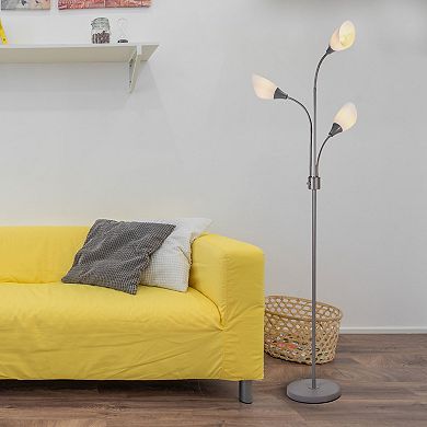 Catalina Textured Glass Floor Lamp