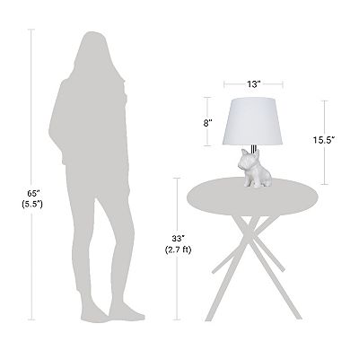 Catalina Bulldog Ceramic Table Lamp