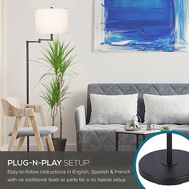 Catalina Camden Swing Arm Floor Lamp