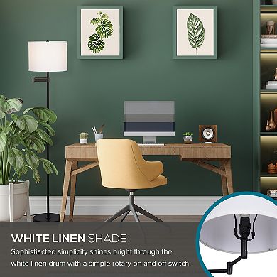 Catalina Camden Swing Arm Floor Lamp