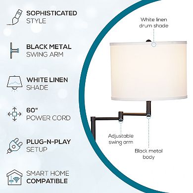 Catalina Camden Swing Arm Floor Lamp