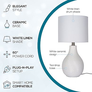 Catalina Elegant Style Ceramic Table Lamp