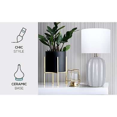 Catalina Ceramic Table Lamp With Rounded Base