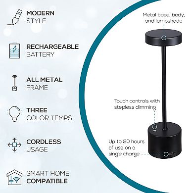 Catalina Halo Touch LED Accent Lamp