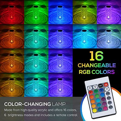 Catalina Color-Changing Accent Lamp With Rechargeable Battery
