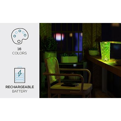 Catalina Color-Changing Accent Lamp With Rechargeable Battery
