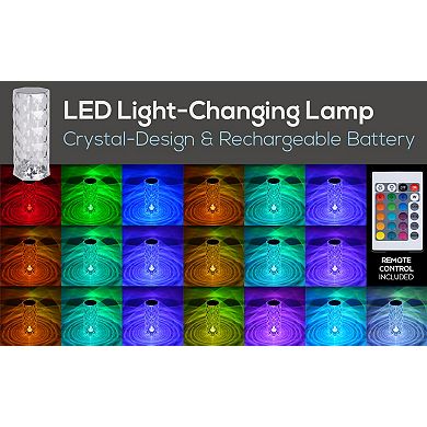 Catalina Color-Changing Accent Lamp With Rechargeable Battery