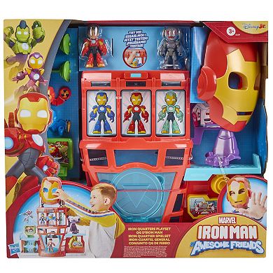 Hasbro Marvel Iron Man & Friends Iron Quarters Playset