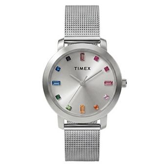 Timex® Women's Stainless Steel Mesh Bracelet Watch - TW2Y4860000