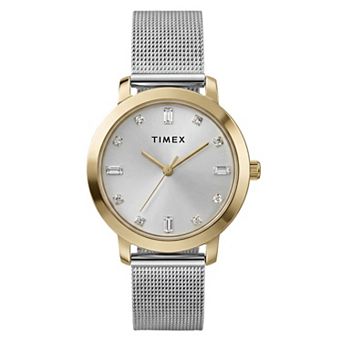 Timex® Women's Stainless Steel Mesh Bracelet Watch - TW2Y48800