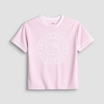 Girls Short Sleeve Jersey Graphic Tee