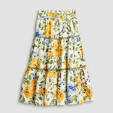 Women's LC Lauren Conrad Ric Rac Trim 3-Tiered Skirt
