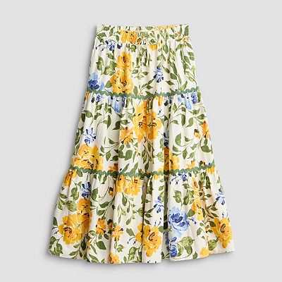 Women's LC Lauren Conrad Ric Rac Trim 3-Tiered Skirt