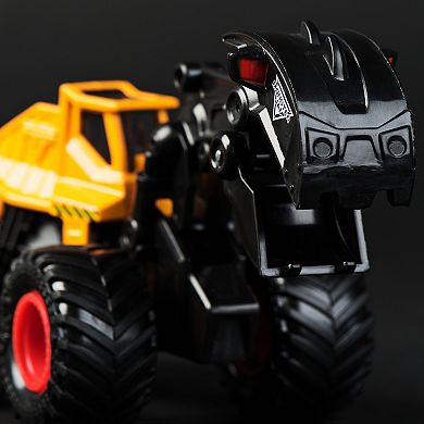 Monster Jam Dugg Dirt Squad Excavator Die-Cast Truck with Moving Parts