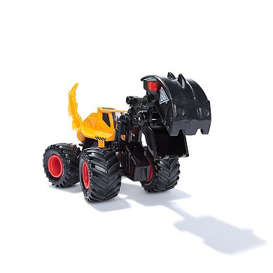 Monster Jam Dugg Dirt Squad Excavator Die-Cast Truck with Moving Parts