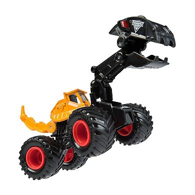 Monster Jam Dugg Dirt Squad Excavator Die-Cast Truck with Moving Parts