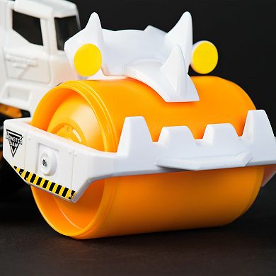 Monster Jam Rolland Dirt Squad Dump Truck Die-Cast Vehicle with Moving Parts