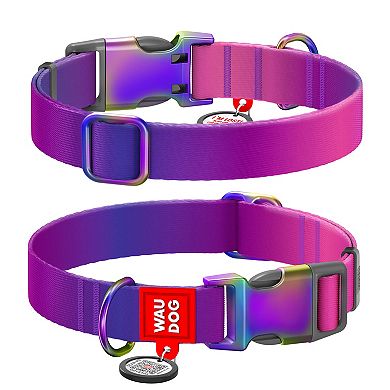 WAUDOG QR-Passport Nylon Dog Collar