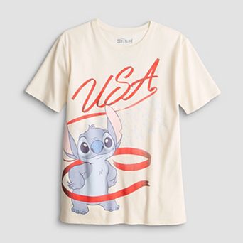 Girls 7-16 Disney's Stitch Americana Graphic Tee