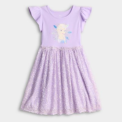 Girls 4-12 Jumping Beans Disney's Frozen Elsa Sequin Tutu Dress