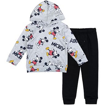 Disney's Mickey Mouse Fleece 2 pc Hoodie and Pants Set
