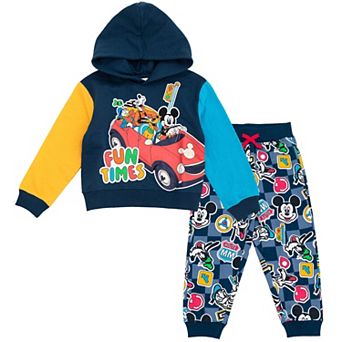 Disney's Mickey Mouse Fleece 2 pc Hoodie and Pants Set