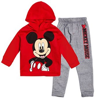 Disney's Mickey Mouse Fleece 2 pc Hoodie and Pants Set