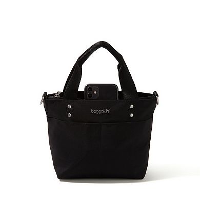 baggallini Mini Carryall Tote Bag With Crossbody Strap