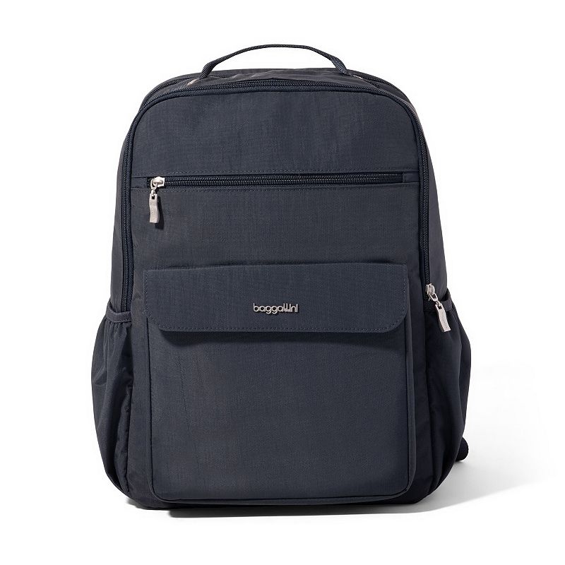 baggallini Modern Laptop Backpack With Multiple Compartments, French Blue