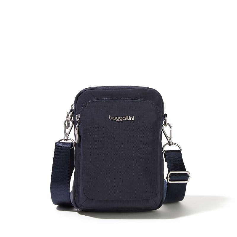 baggallini Explorer Crossbody Bag With Adjustable Strap, French Blue