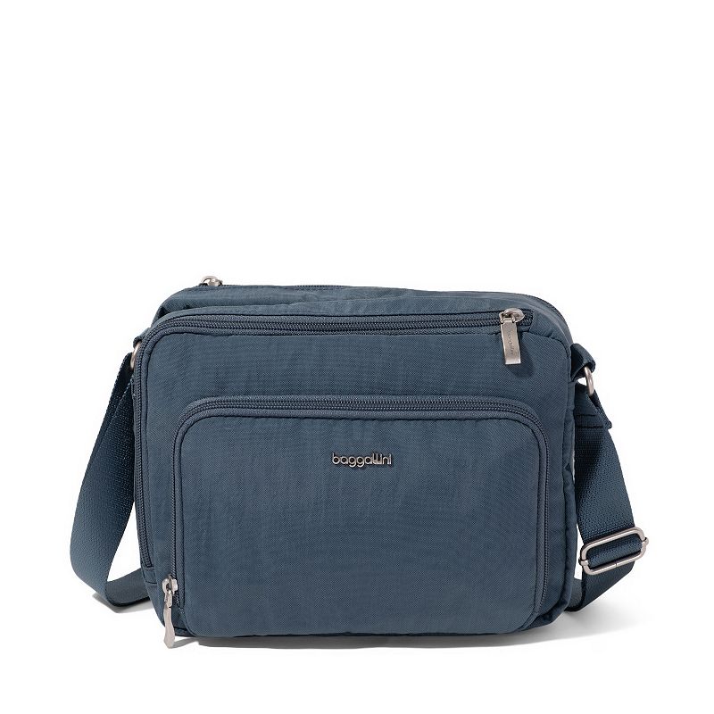 baggallini Camera Bag With Adjustable Strap, Blue