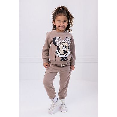Disney Minnie Mouse 2-Piece Fleece Sweatshirt and Pants Set