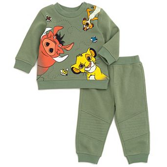 Disney's Winnie the Pooh Fleece 2 pc Sweatshirt and Pants Set